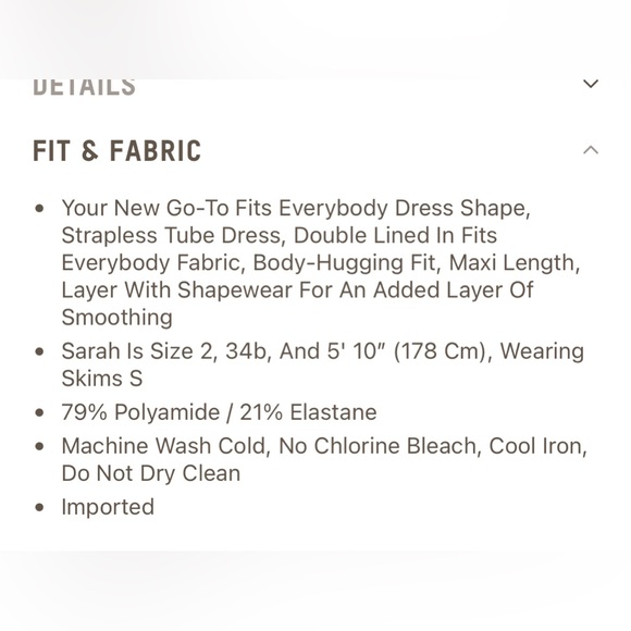 SKIMS fits everybody tube dress size medium - Picture 8 of 8